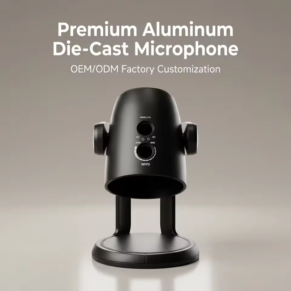 Custom Metal Microphone Housing / OEM Microphone Shell Solution