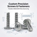 ZHIXIN M1-M6 Phillips Self Tapping Screw Cross Recessed Round Head Flat Tail Zinc Finish Screws Manufacturer's Product