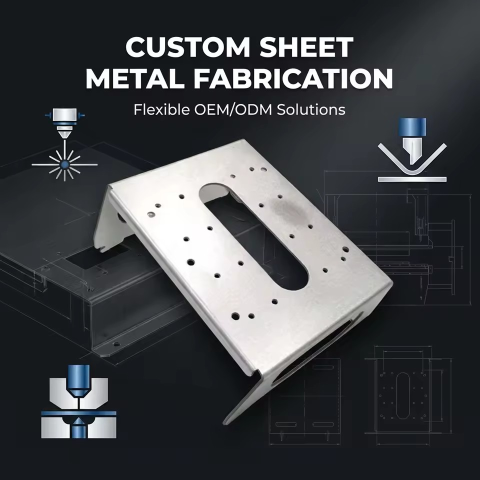 Small MOQ Precision Steel Sheet Metal Processing Bending and Stamping Parts Mechanical Fabrication