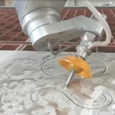 AC Five-Axis Waterjet Cutting Machine Water Jet Saw for Marble and Granite Stone Chamfer Machine 45 Degree Tile Cutter