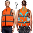 Customizable Work Cooling Sleeveless Jacket Cooling Reflective Vest Safety for Construction