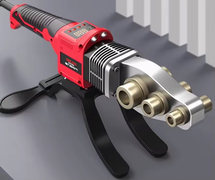 PPR Water Pipe Hot Melter Welding Tool Digital Display Hot Melt Machine Adjustable Temperate Die Head Hot Melt Welding Machine