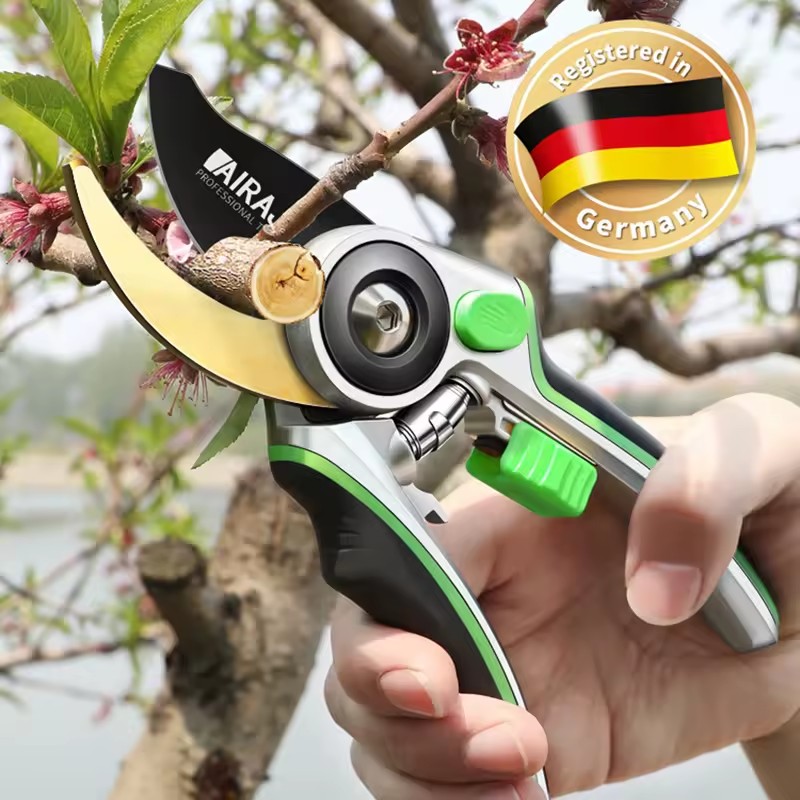 Premium Quality Floral Pruner Scissors Strong Garden Shears for Pruning Flower Bushes Roses Fruit Trees