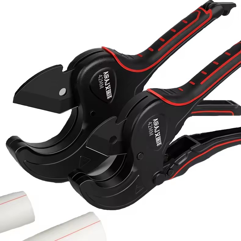 Industrial Heavy Duty 32-75MM Fast Cut PVC/PPR PE Plastic Pipe Cutter Ratchet Manual Other Hand Tools Cutting OEM Customizable