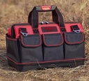 Customized Logo Heavy Duty 16" 1680d Oxford Fabric Canvas Tool Organizer Bag Waterproof Electrician Tool Bag Kit Men Carpenter