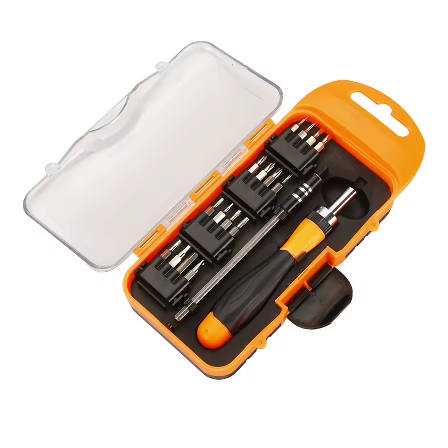 OEM 18-Piece DIY Magnetic Screwdriver Holder Kit with Interchangeable Bits Anti-Slip Handle for Computer/