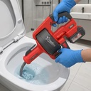 Lithium Battery Pipeline Dredging Machine Household Kitchen Sewer Toilet Blockage Cleaning Artifact Charging Motor Type None
