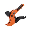 Industrial/DIY Grade Ratcheting Clamp-On PVC Pipe Cutter with 1-1/4" Capacity for PVC & PEX Pipes
