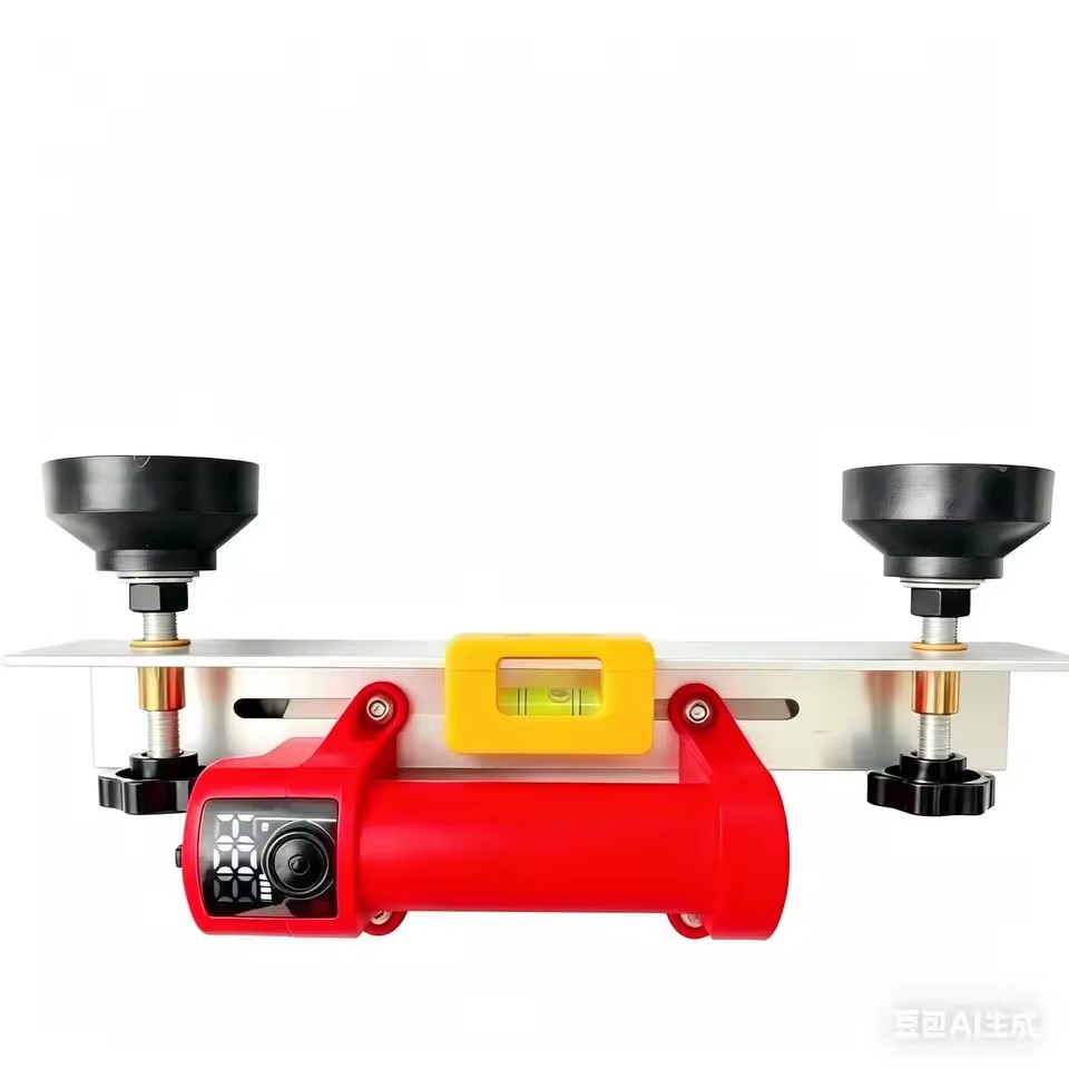 Electric Tile Suction Cup Universal Wall Cabinet Mounting Support High-Precision Spirit Level Alloy Bracket 8-Inch Digital