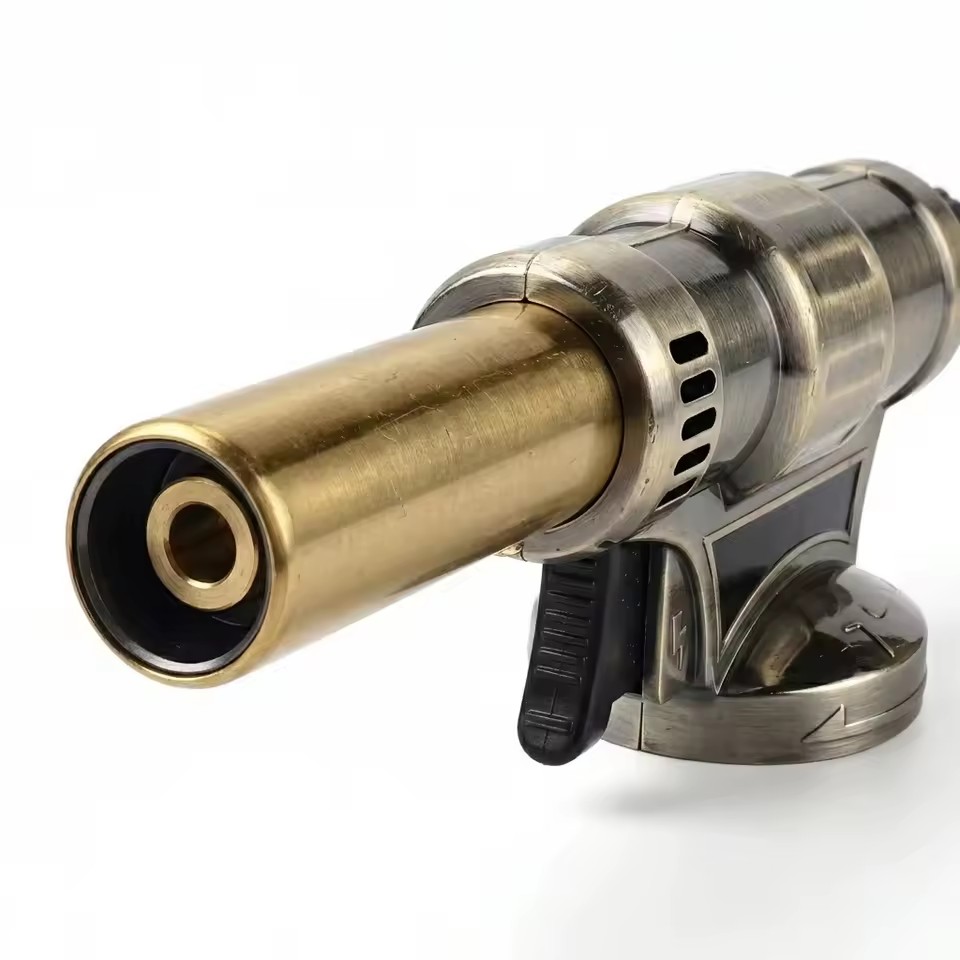 Professional-grade Copper Gas-Powered Torch Hair Removal & Roasting Flame Gun with Cartridge-Type Handheld Design