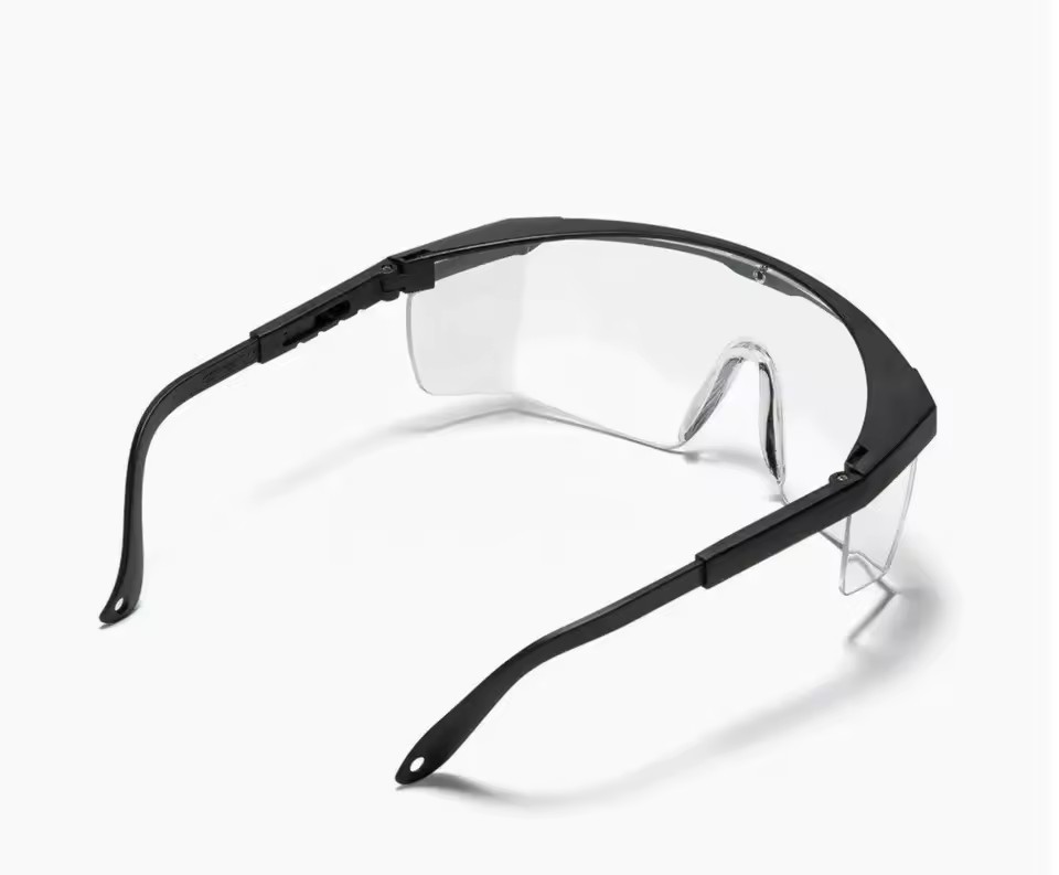 Best Sell Clarity Safety Glasses Adjustable Arms Full Coverage Lens Lab Construction Production Plant