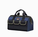 Heavy-Duty Canvas Oxford Cloth Tool Bag | Electrician & Carpenter Special | Large Portable Tool Tote Storage Pockets TOOl Kit