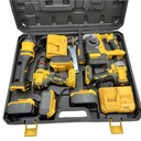 4 in 1 Cordless Brushless Large Capacity Battery Electric Drill Wrench Angle Grinder Lithium Electric Power Tool Set