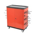 Tool Trolley Chest Cabinet Three Layers Auto Repair Toolbox Multifunctional Hand Push Tool Cabinet OEM ODM IP54 Rated Spinner