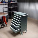 7 Drawer Lockable Waterproof Tool Storage Cabinet OEM/ODM/OBM Customizable Heavy Duty 300kg Load Capacity Professional Workshop