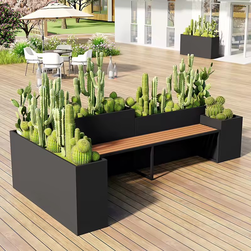 Metal Planter Box, Flower Pot, Garden Planter, Planting Container, Flower Trough, Outdoorplanter