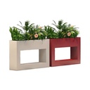 Hollow Tall Rectangular Planter Pots Large Outdoor with Wholesale Customized Logo