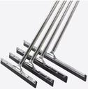 Heavy Duty Concrete Floor Squeegee EVA Foam Push Broom Scraper, Dual Layer Rubber for Water Removal on Industrial Floors
