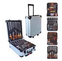 186 Piece Hand Tool Set Rolling Trolley Case 399 Group 4Layer Stainless Steel OEM Hardware Combinations Automotive Repair Home