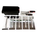 Tool BLF-OT004 Plaster Switchblade Trowel Set Stainless Steel Tile & Flooring Trowel, Adjustable & Comfort Grip Handle