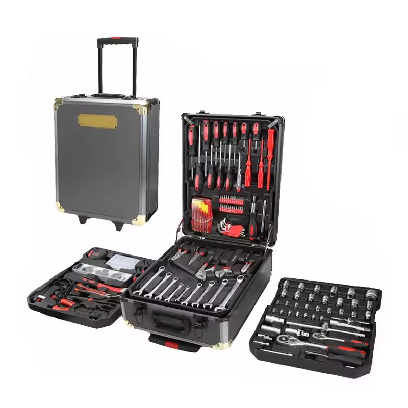 186 PCS Professional Aluminum Case Hand Tools Set Socket Wrench Tools Set