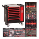 New Design 245-Piece Combination Handle Workbenches Heavy Duty 7-Drawer Rolling Tool Chest Tool Cart Box Cabinet Tools