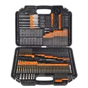 246pc SAE CRV Metal Twist Spade Professional Mechanical Tool Box OEM ODM Hi-Spec T10532 Drill Bits Nut Drivers Multi Bits