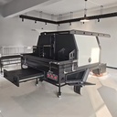 Custom Aluminium Ute Canopy with Full Toolbox System for Dual Cab Pickup
