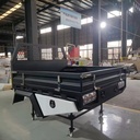 Aluminum OEM Ute Tray Canopy System Dual Cab 4x4 Pickup with Lightweight Waterproof 340L Capacity Case and Drawer Accessories