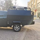 Custom Aluminum Alloy Ute Tray with Canopy and Tool Boxes (Canopy004) for Hilux Ranger D-MAX Custom Capacity