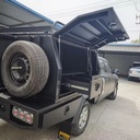 Power Coating Dual Cab Heavy Duty Truck Tray Ute Canopy Hilux Truck Camper Aluminum Alloy Pickup Truck Bed Canopy