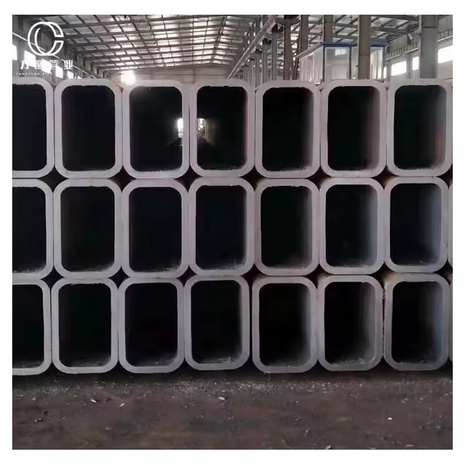 EN10210 S355J2H Hot Finished Seamless SHS RHS Carbon Steel Hollow Section for Engineering Projects