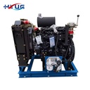 Pressure Plunger Pump Portable Power Plc Automatic Control Unit Pipe Jacking Oilfield diesel Engine Hydraulic Station
