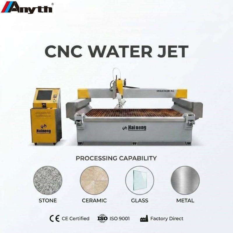 High Quality Mosaic Craft Glass Five-axis Art Pattern Marble Waterjet Cutter Water Jet Cutting Machine