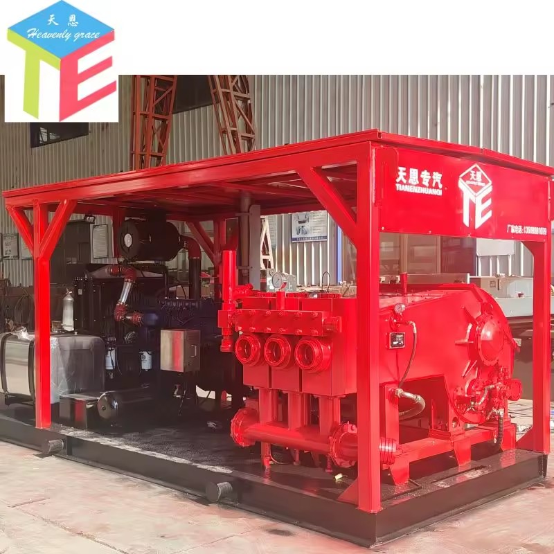GTE2000/15 Electric-Driven Engine Skid-Mounted Quintuplex Pump 15MPa 2000L/min Oilfield Fracturing High-Efficient New