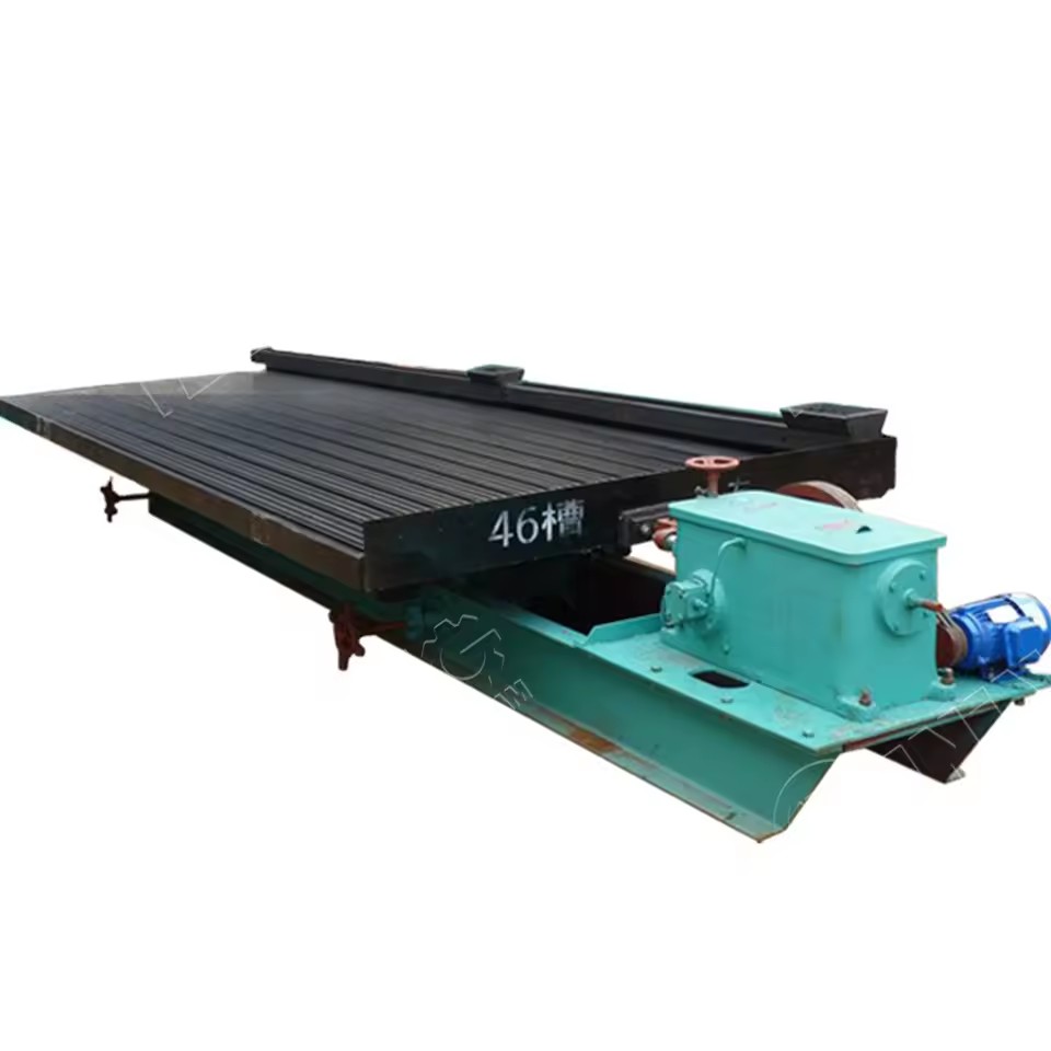 Gold and Silver Gravity Mineral Separator Shaking Table for Valuable Metal Recovery