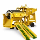 Compact gold wash cart lightweight mineral separator for river gold recovery gravel screening and prospecting work