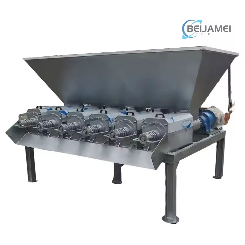 Pig manure dry-wet separator / Farming facility equipment Cow manure dehydration machine High-quality separator