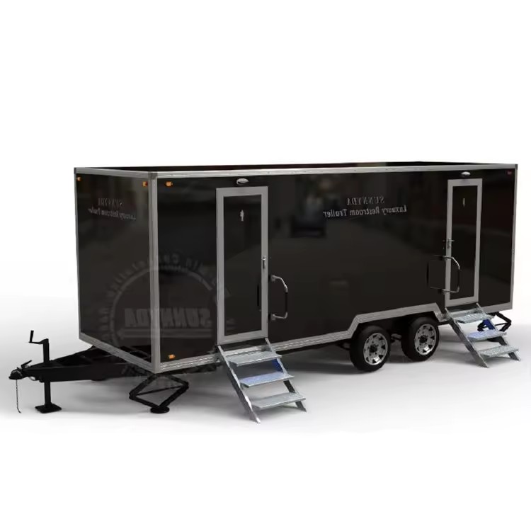 Modern Luxury Portable Toilet Trailer Portable
