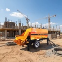 Fuel-Efficient High-Capacity Diesel Concrete Pump Powerful Diesel Motor Remote Control 8M/H Productivity 40m Vertical Reach