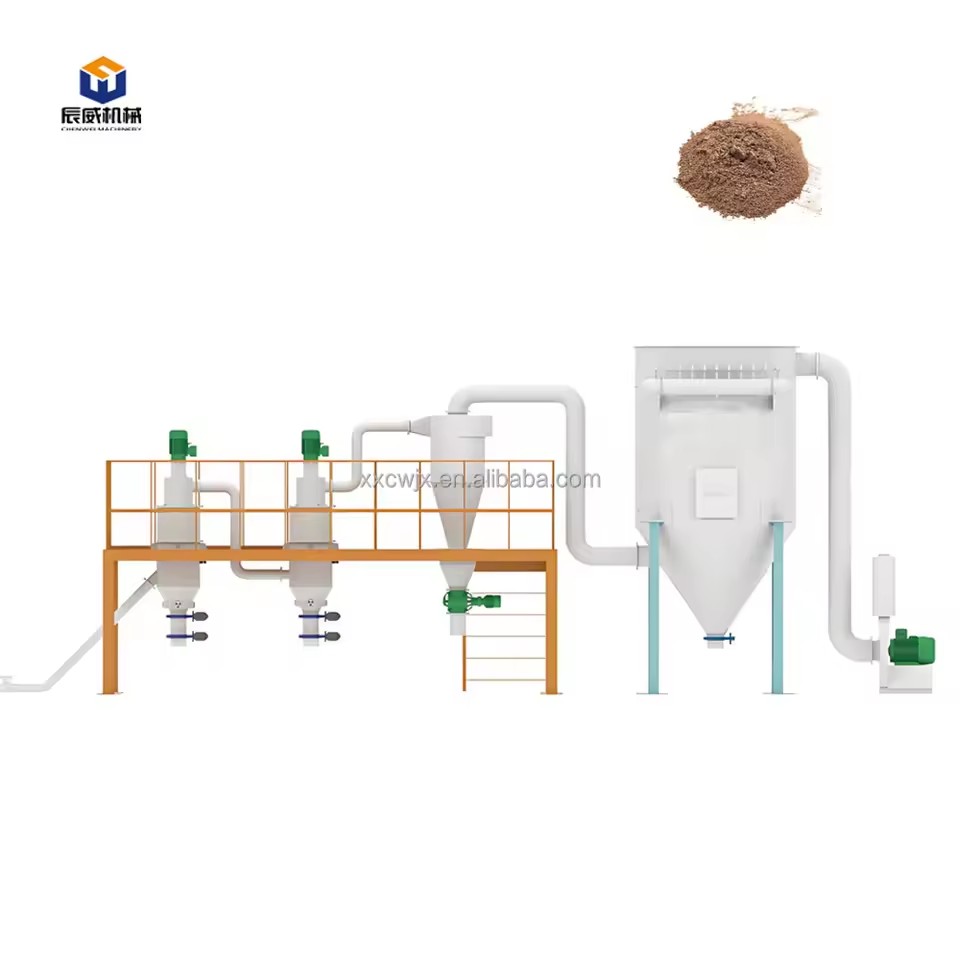 Dry Fine Powder Sand Chemical Minerals Ore Cement Alumina Air Classifier Separating Machine