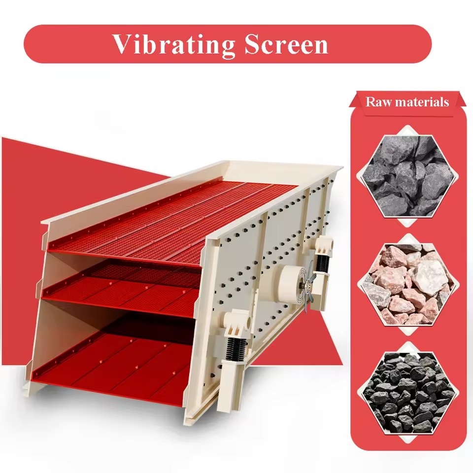 Aggregate Mineral Circular Vibrating Screen with Multi-Layer Precision Separator Screening in Sand Aggregate Size Classification