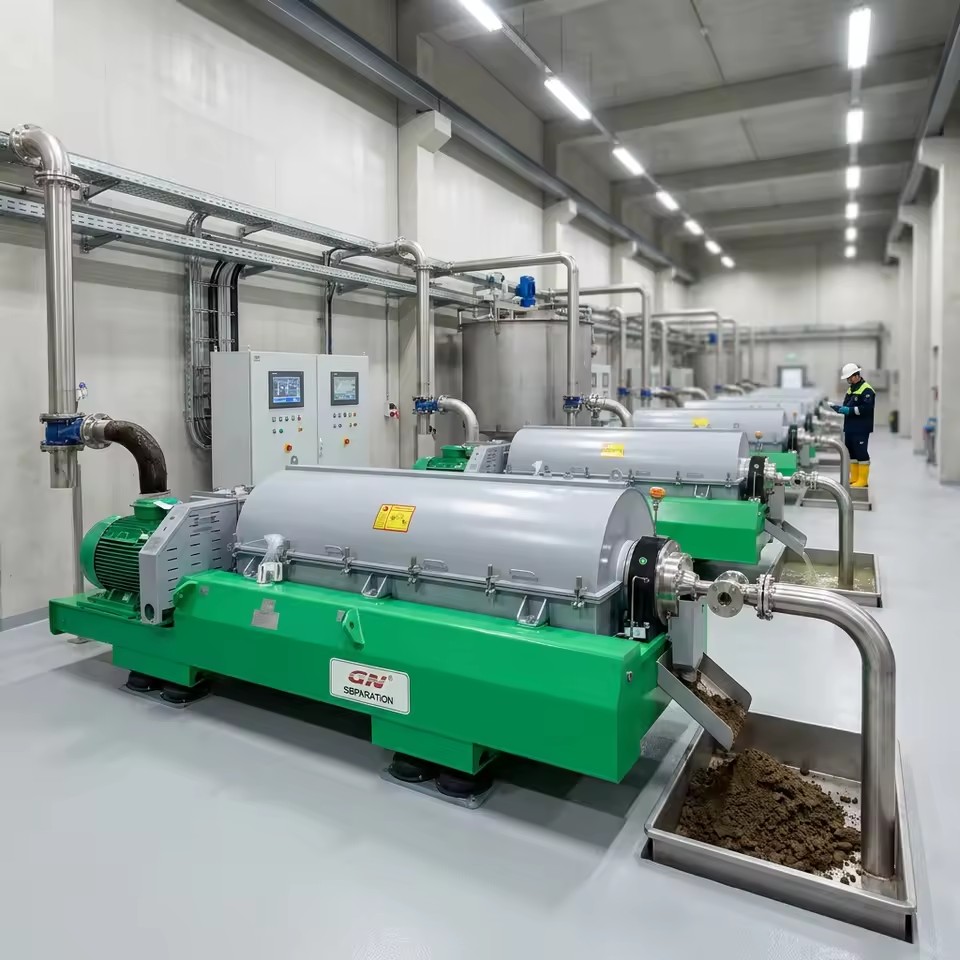 Decanter Centrifuge Mineral Beneficiation Separation Equipment Continuous Ore Processing Technology
