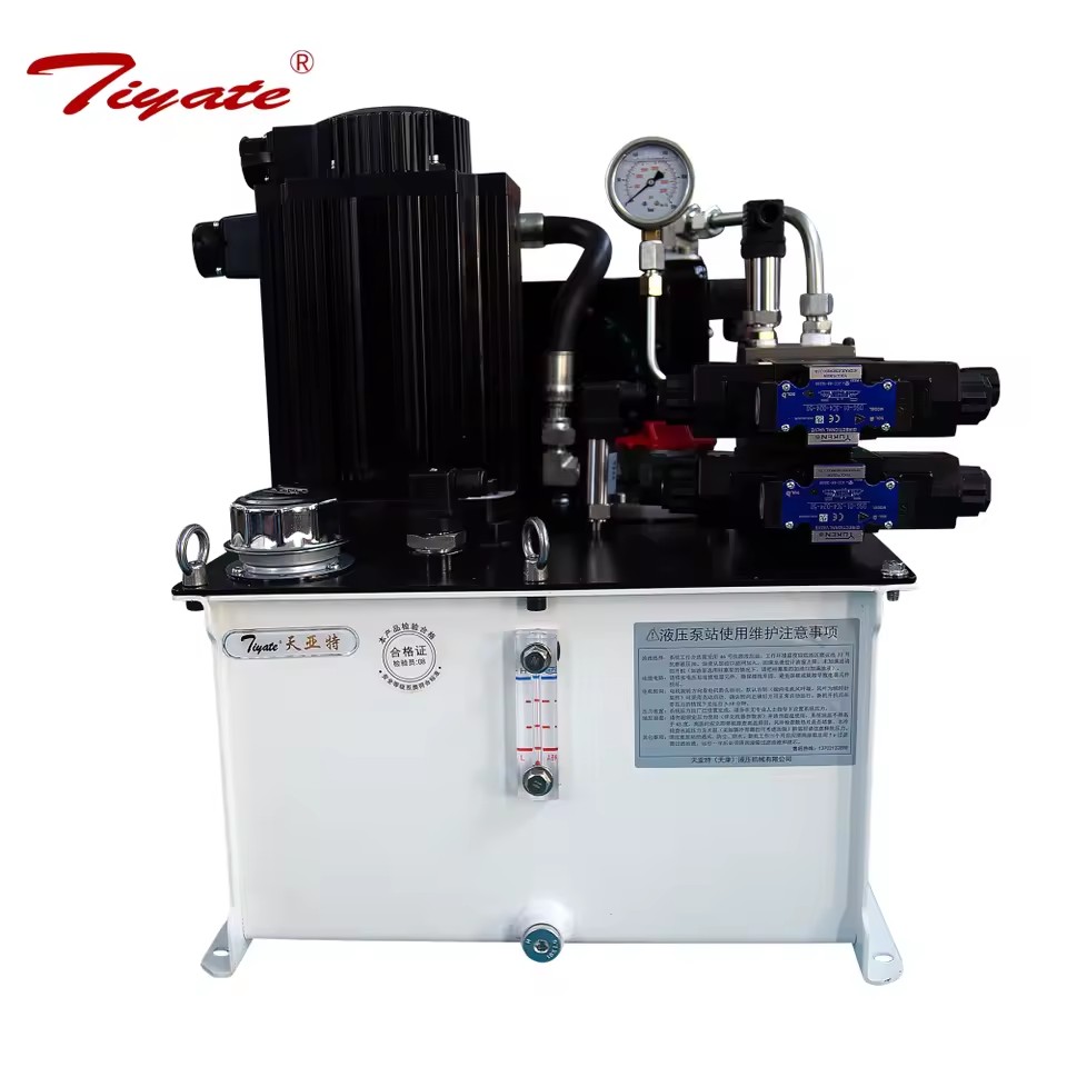 High-Pressure Oil Pump Custom Industrial Power Unit Hydraulic Station System A