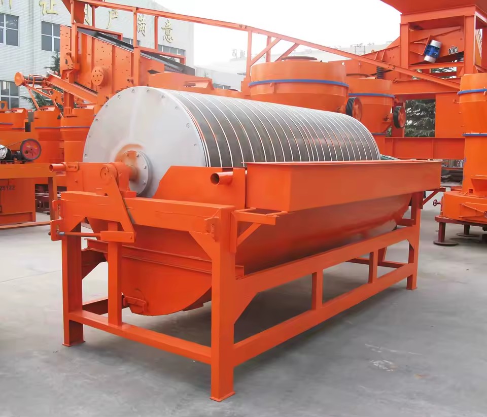 Mineral Magnetic Seperation Permanent Magnet Drum Magnetic Separator Magnetic Separation Plant Machine