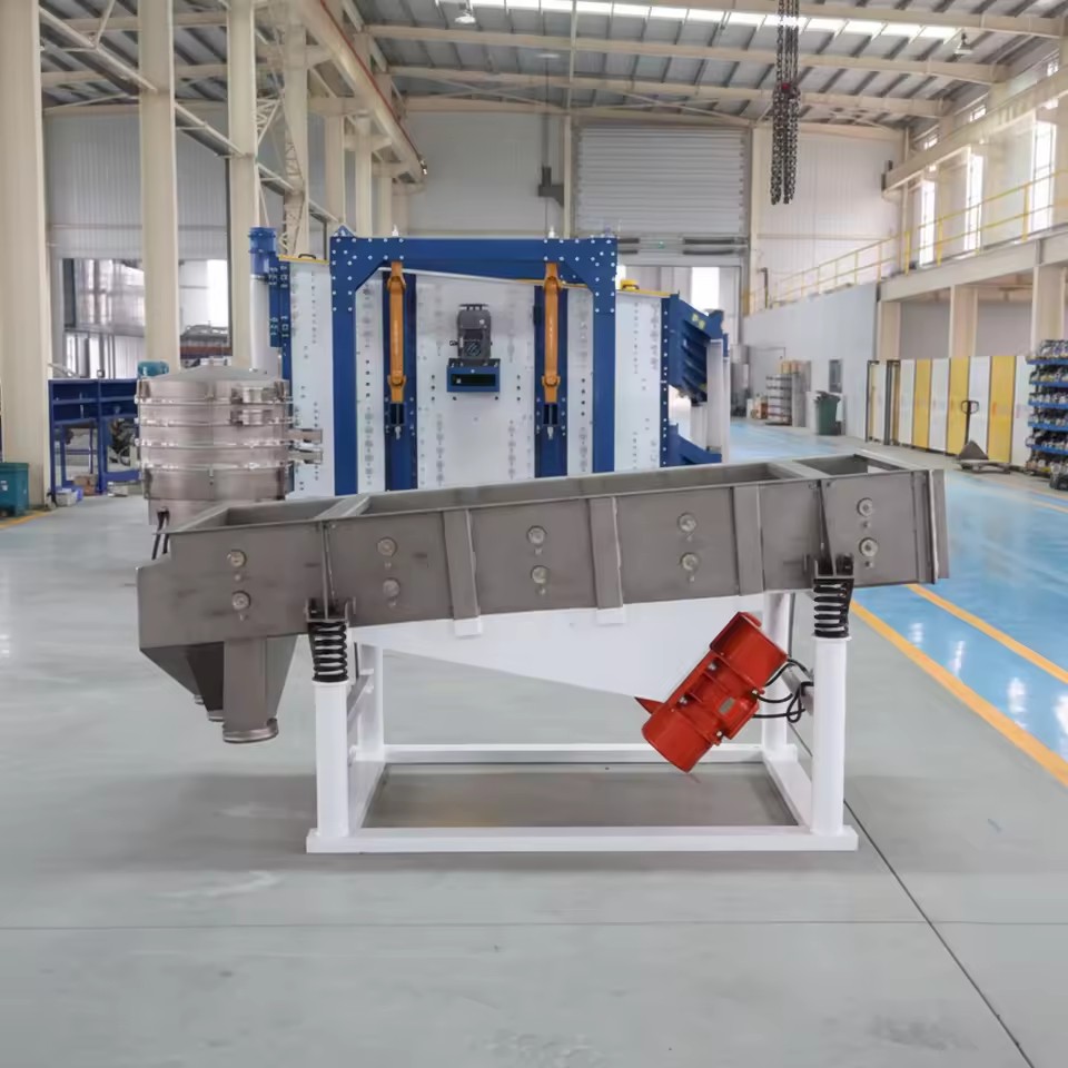 Linear Vibratory Separator 304 Stainless Steel for Powder Sieving