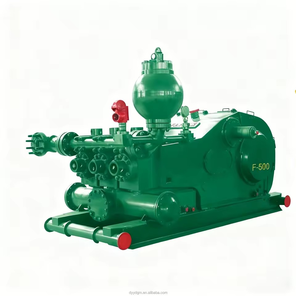 API 7K F-500 Triplex Mud Pump 500HP | High-Pressure Three-Cylinder Oilfield Drilling Pump Factory Direct