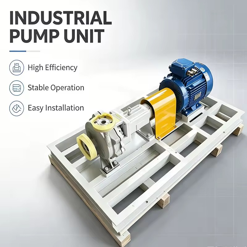 Small Skid Mounted Magnetic Oil Pump Unit Automatic Control Fine Chemical Pilot Production Line