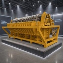 Rotary Ceramic Disc Vacuum Filter Energy Saving Solid Liquid Separator for Mineral Concentrate Tailings Dewatering