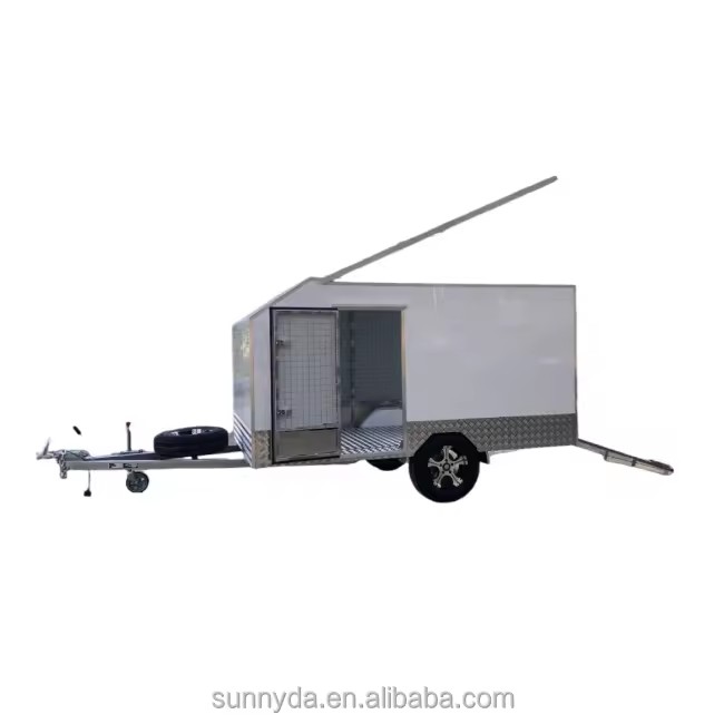 Customized 7x16 Enclosed Trailer and 4x6 Enclosed Trailer Small Enclosed Utility Trailer for Sale